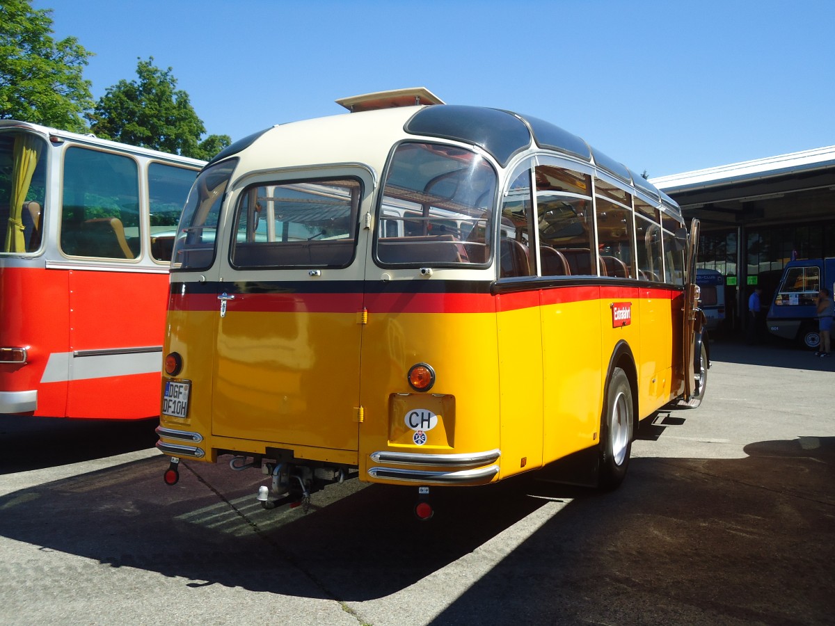 (139'659) - Aus Deutschland: Fr�de, Kronwieden - DGF-DF 10H - Saurer/FHS (ex St�ckli, Zofingen; ex Schumacher, Sisseln; ex M+79'517; ex P 23'156) am 16. Juni 2012 in Hinwil, AMP