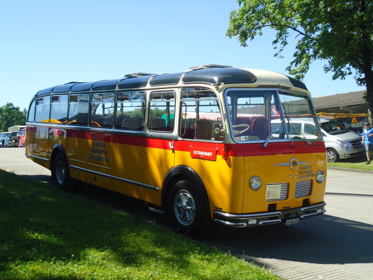 (139'672) - Meier, Gr�t - ZH 384'335 - FBW/R&J (ex Str�ssle, Wengen; ex Kasper, Poschiavo) am 16. Juni 2012 in Hinwil, AMP