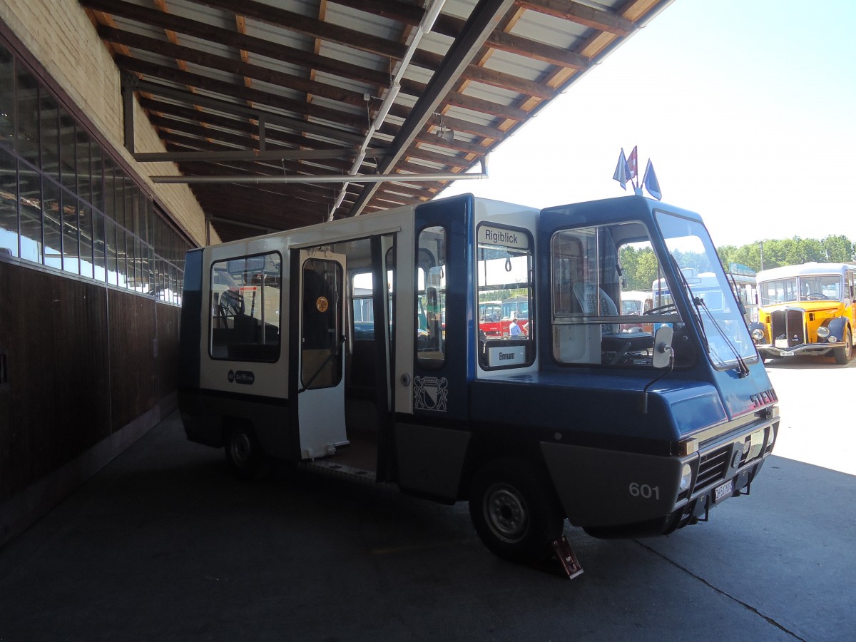 (139'683) - VBZ Z�rich (Kamm) - Nr. 601/ZH 517'601 - Steyr (ex Pfister, Z�rich; ex VBZ Z�rich Nr. 691; ex VBZ Z�rich Nr. 601; ex VBSG St. Gallen Nr. 204) am 16. Juni 2012 in Hinwil, AMP