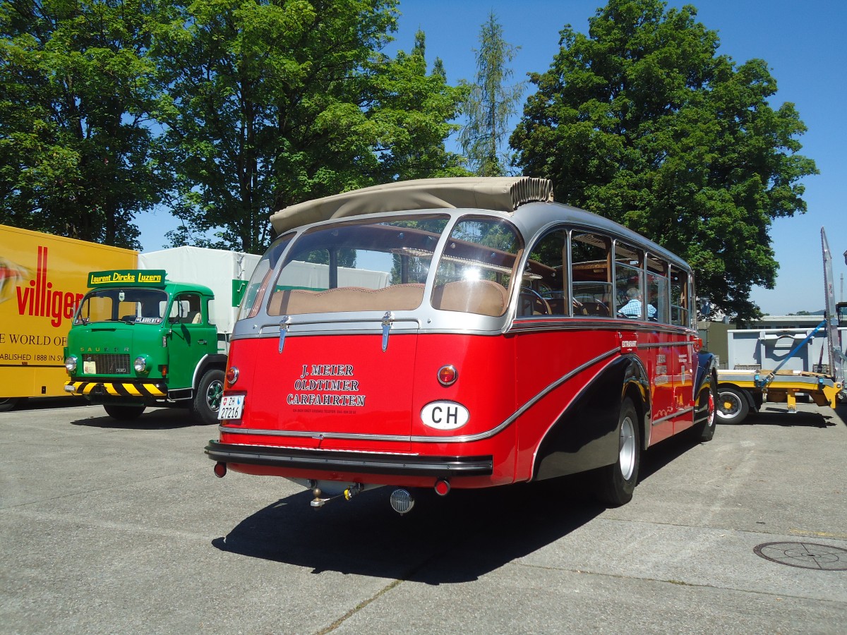 (139'686) - Meier, Gr�t - Nr. 12/ZH 27'216 - FBW/R&J (ex Wespe, Altst�tten; ex AFA Adelboden Nr. 12) am 16. Juni 2012 in Hinwil, AMP