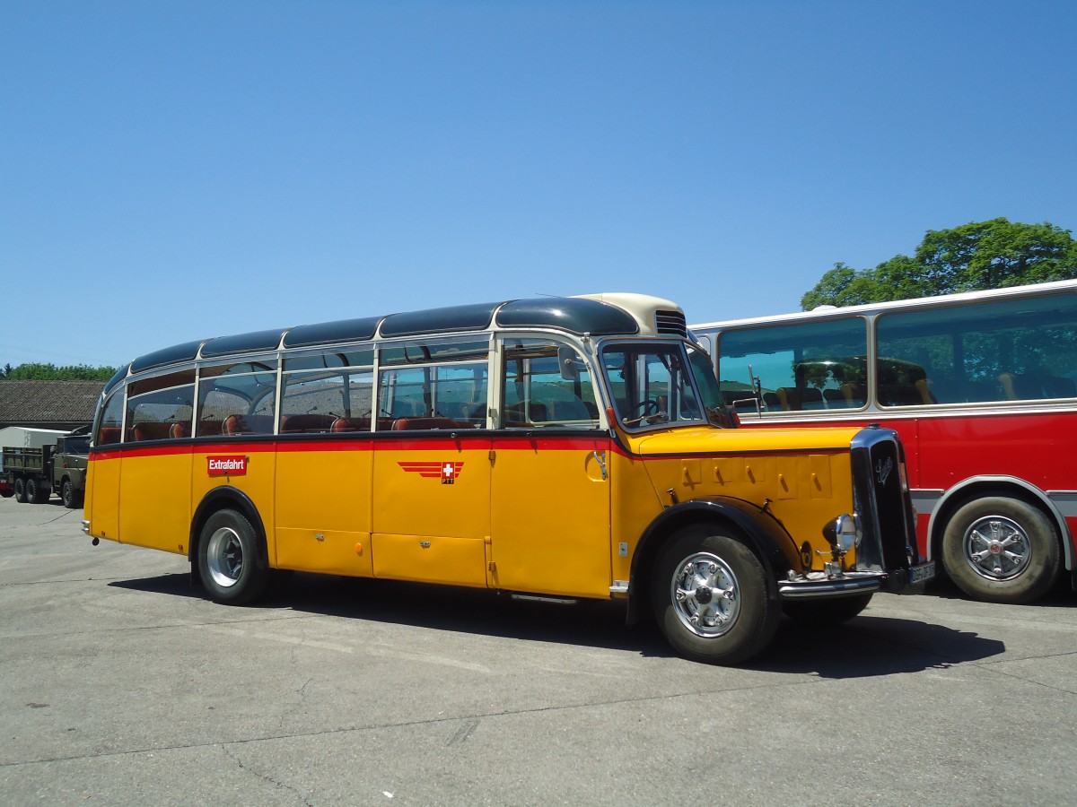 (139'777) - Aus Deutschland: Fr�de, Kronwieden - DGF-DF 10H - Saurer/FHS (ex St�ckli, Zofingen; ex Schumacher, Sisseln; ex M+79'517; ex P 23'156) am 16. Juni 2012 in Hinwil, AMP