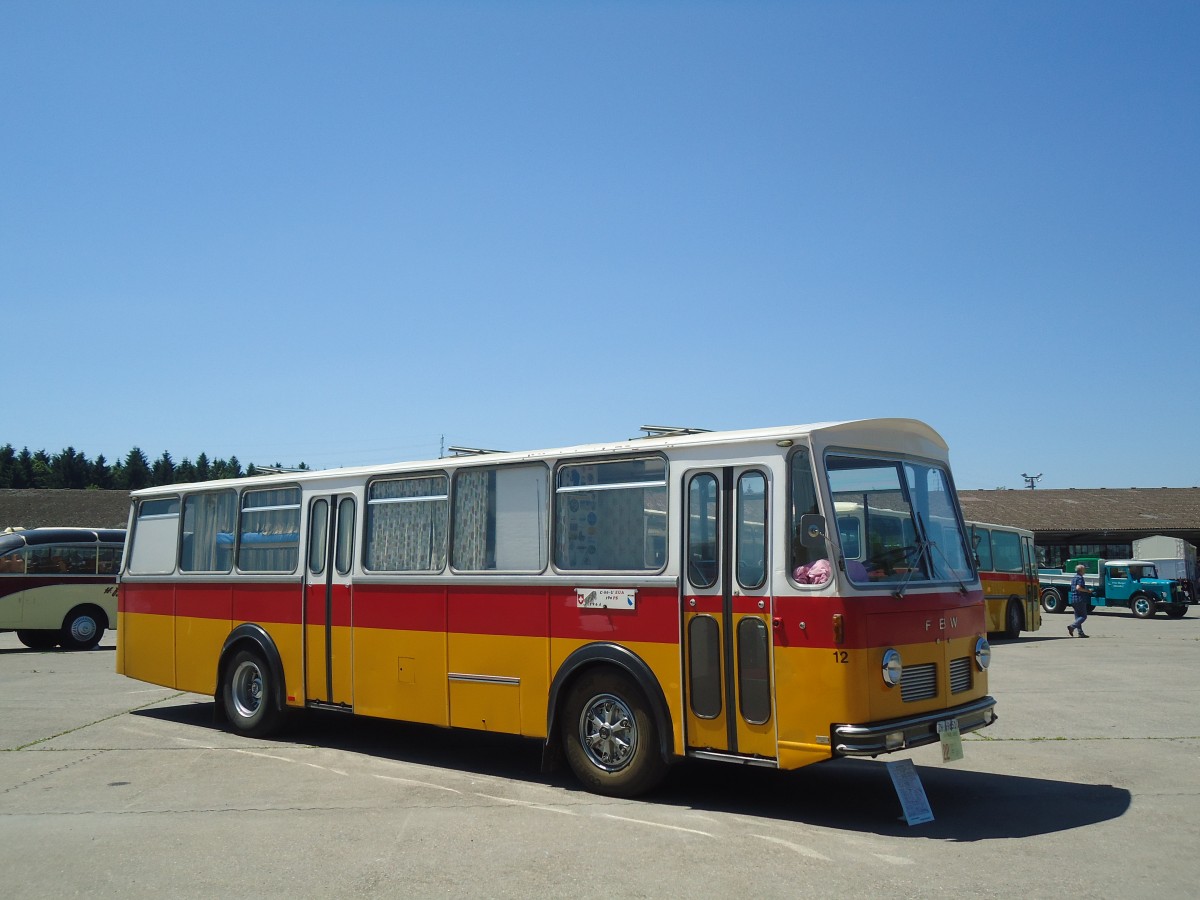 (139'783) - Tr�b, Oberrieden - Nr. 12/ZH 69'651 - FBW/R&J (ex Ryffel, Uster Nr. 12) am 16. Juni 2012 in Hinwil, AMP