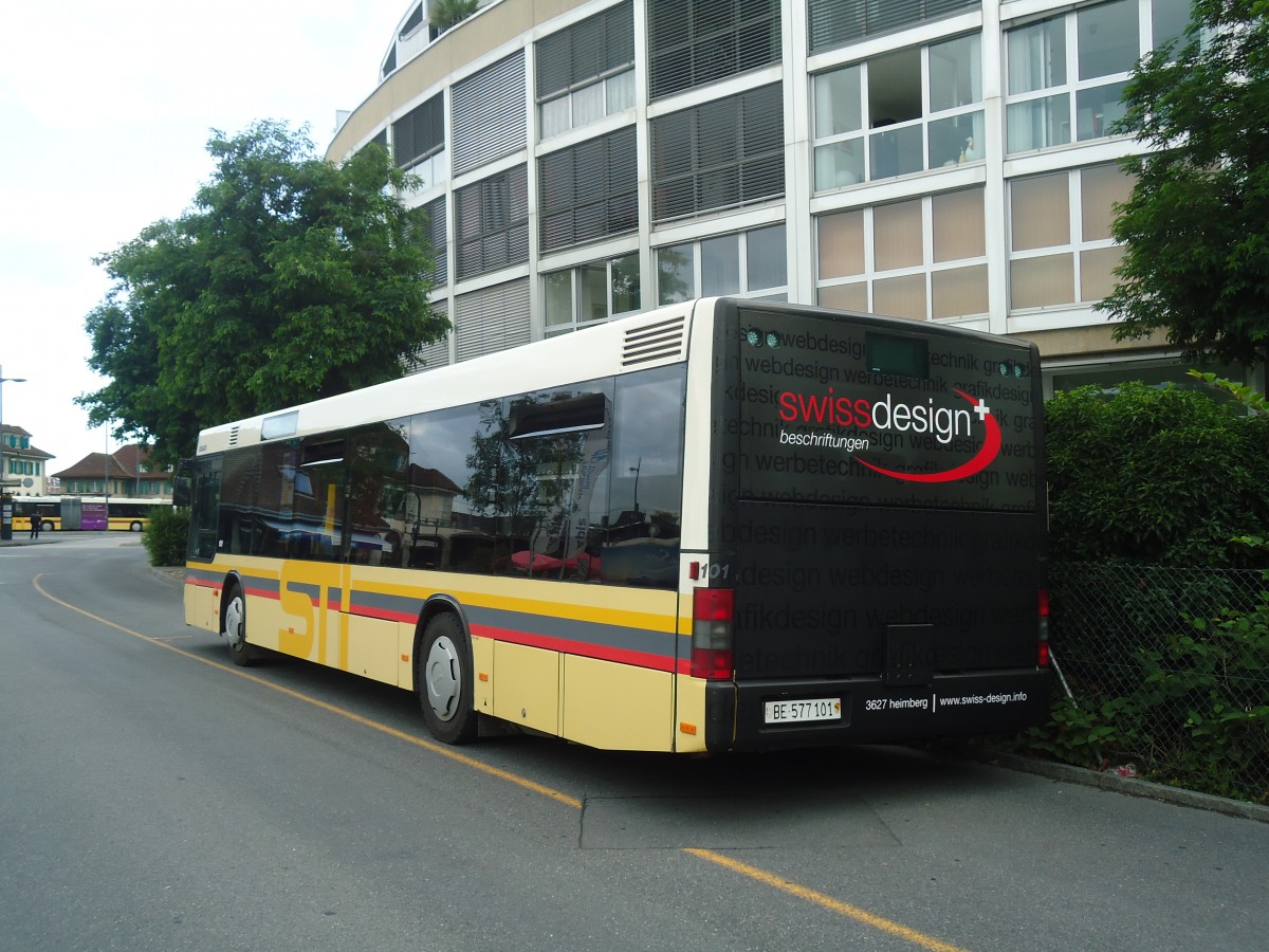 (139'895) - STI Thun - Nr. 101/BE 577'101 - MAN am 22. Juni 2012 bei der Schiffl�ndte Thun