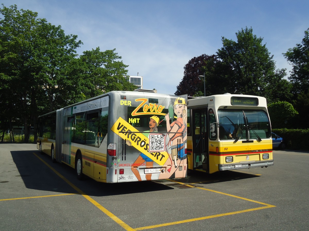 (139'983) - STI Thun - Nr. 86/BE 543'386 - Mercedes am 24. Juni 2012 bei der Schiffl�ndte Thun