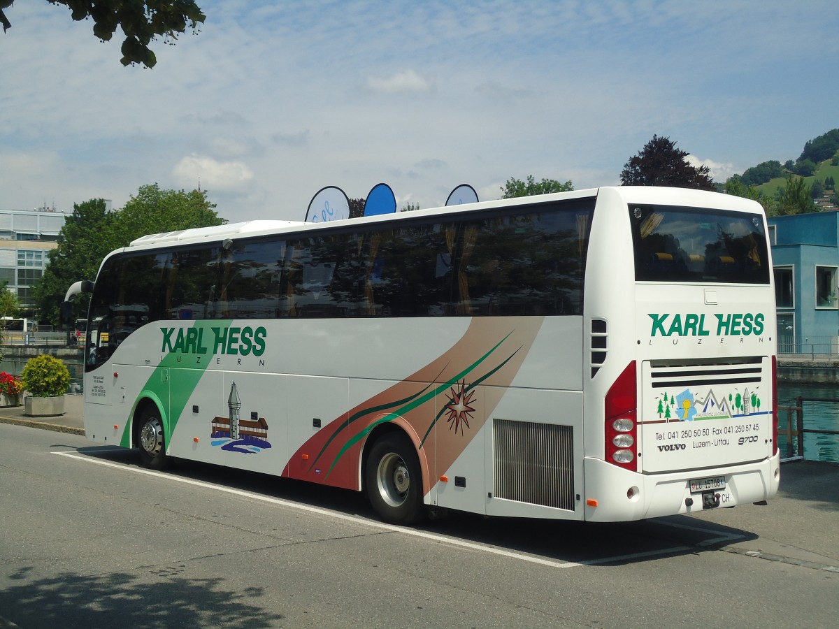 (141'000) - Hess K., Luzern - Nr. 45/LU 15'708 - Volvo am 2. August 2012 bei der Schiffl�ndte Thun