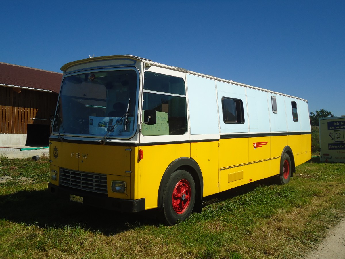 (141'153) - Sch�r, Ettenhausen - FBW/Hess (ex Fehlmann, Brittnau; ex Landolt, Langenthal; ex P 24'174) am 18. August 2012 in Affeltrangen, Kreuzegg