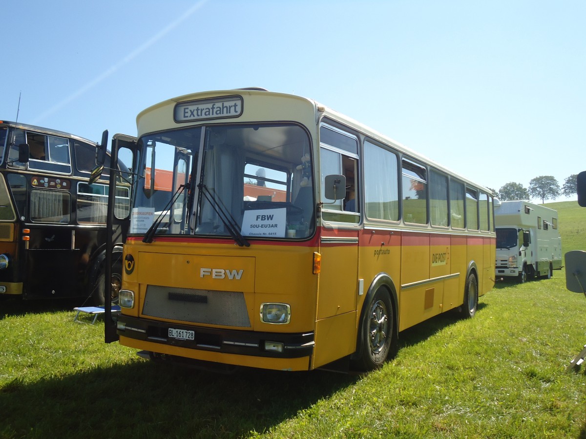(141'170) - Jenzer, Aesch - BL 161'728 - FBW/T�scher (ex N�f, ...; ex Villiger, Beinwil) am 18. August 2012 in Affeltrangen, Kreuzegg