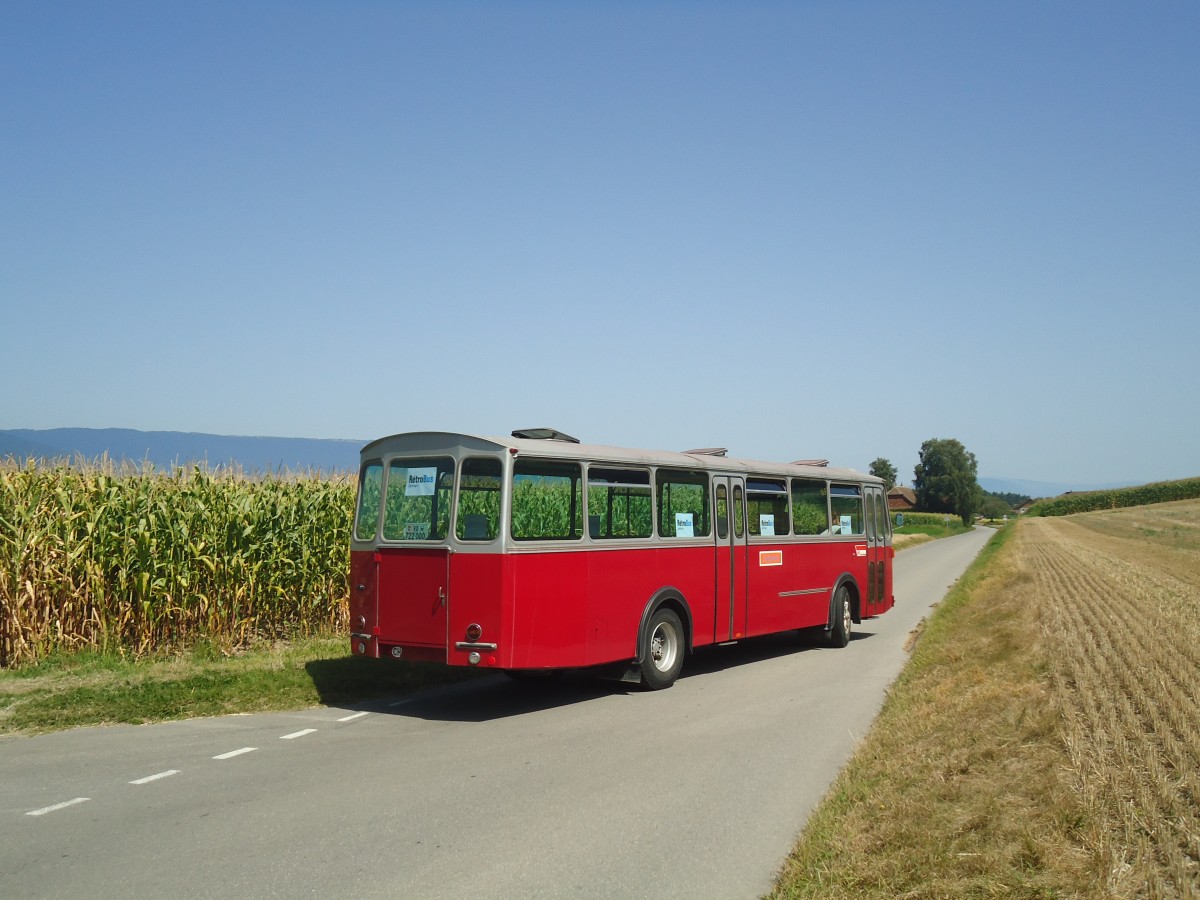 (141'306) - Zivilschutz, Winterthur (R�trobus) - Nr. 254/VD 722'000 - Volvo/T�scher (ex WV Winterthur Nr. 254) am 19. August 2012 in Yvonand, Halle TVS