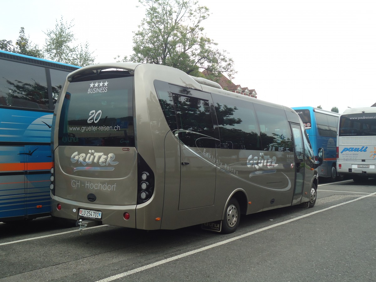 (141'469) - Gr�ter, Hochdorf - Nr. 10/LU 254'701 - Irisbus/UNVI am 4. September 2012 in Thun, Seestrasse
