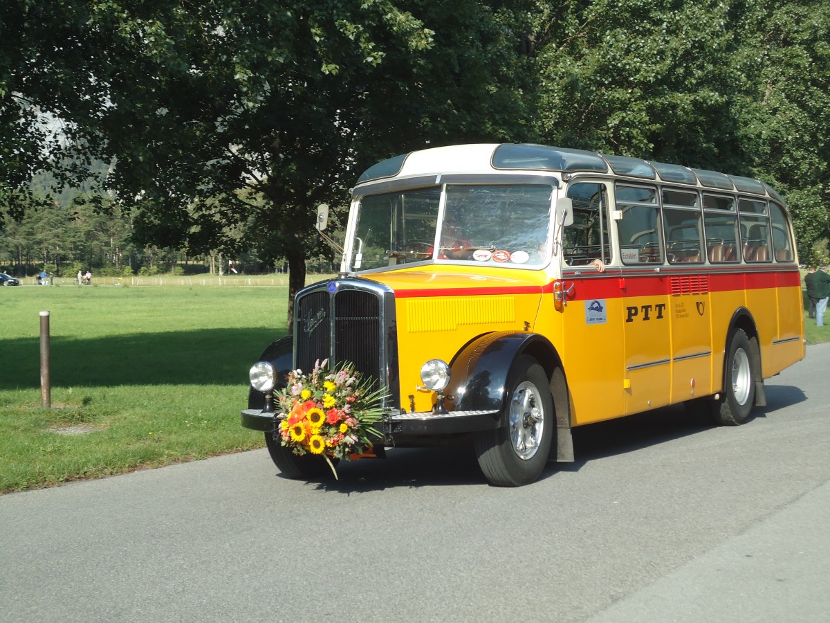 (141'655) - Altherr, Nesslau - SG 900 U - Saurer/T�scher (ex Buchli, Versam) am 15. September 2012 in Chur, Waffenplatz