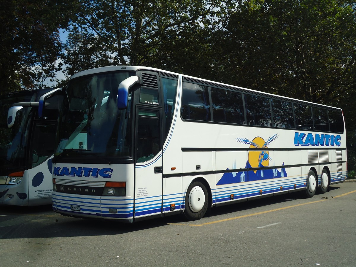 (141'789) - Kantic, Langenthal - ZH 168'502 - Setra am 15. September 2012 in Z�rich, Sihlquai