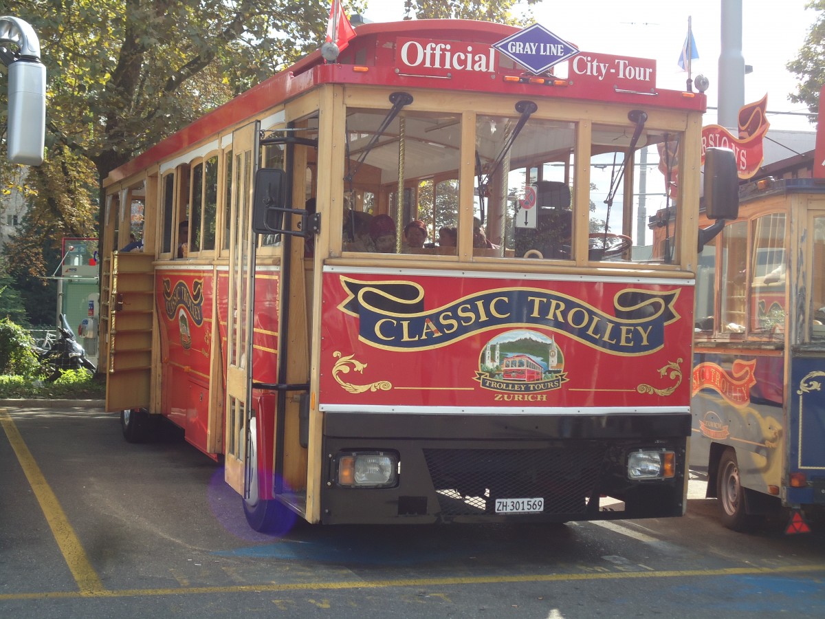 (141'795) - Meier, Z�rich - ZH 301'569 - Classic Trolley am 15. September 2012 in Z�rich, Sihlquai
