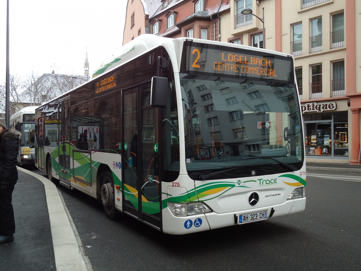 (142'358) - TRACE Colmar - Nr. 275/AH 323 CH - Mercedes am 8. Dezember 2012 in Colmar, Th��tre