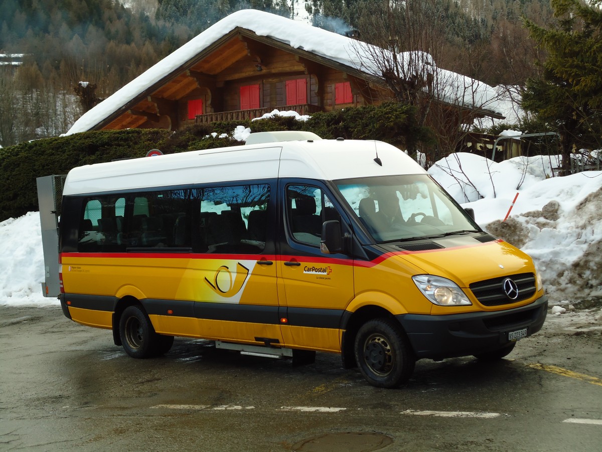 (142'642) - Buchard, Leytron - VS 223'349 - Mercedes am 26. Dezember 2012 in Ovronnaz, La Crois�e