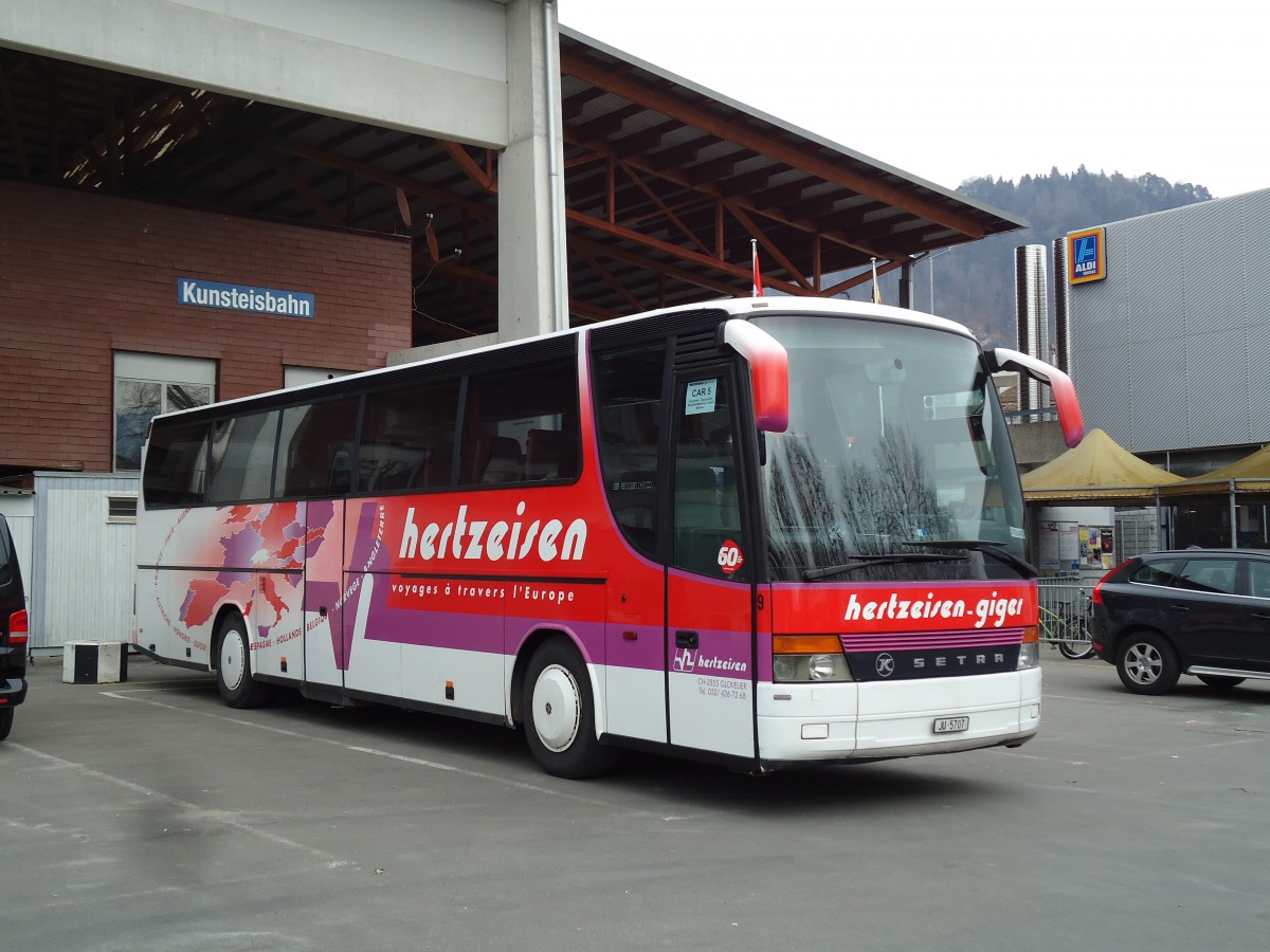 (143'502) - Hertzeisen, Glovelier - Nr. 9/JU 5707 - Setra am 17. M�rz 2013 in Thun, Grabengut