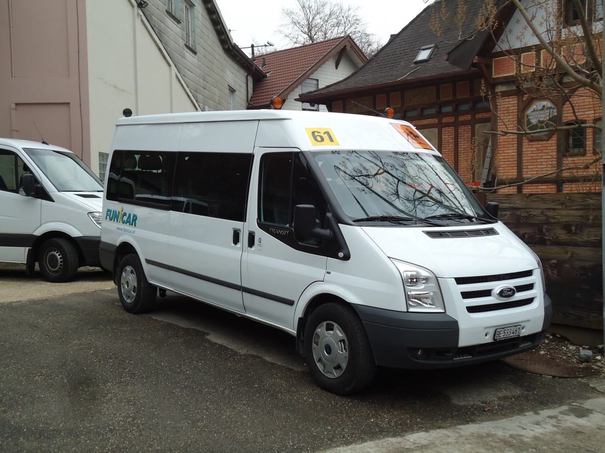 (143'514) - Funi-Car, Biel - Nr. 61/BE 533'461 - Ford am 23. M�rz 2013 in Biel, Garage