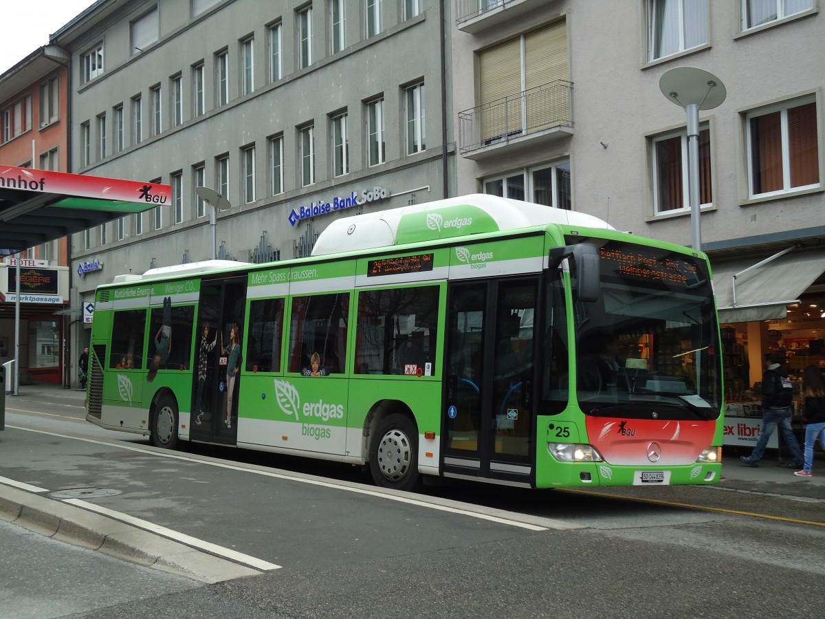 (143'531) - BGU Grenchen - Nr. 25/SO 144'839 - Mercedes am 23. M�rz 2013 in Grenchen, Postplatz