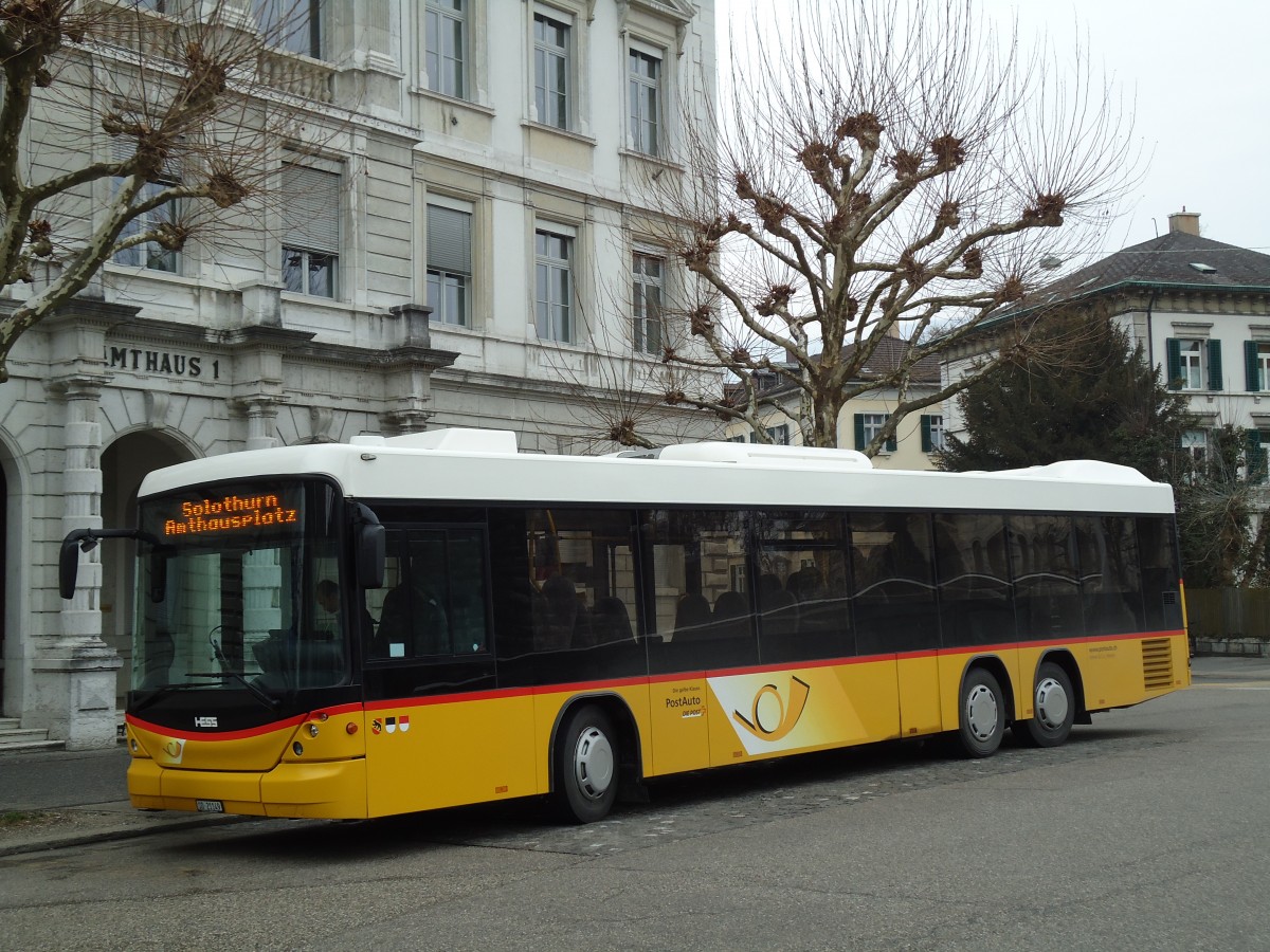 (143'543) - Steiner, Messen - SO 21'149 - Scania/Hess am 23. M�rz 2013 in Solothurn, Amthausplatz