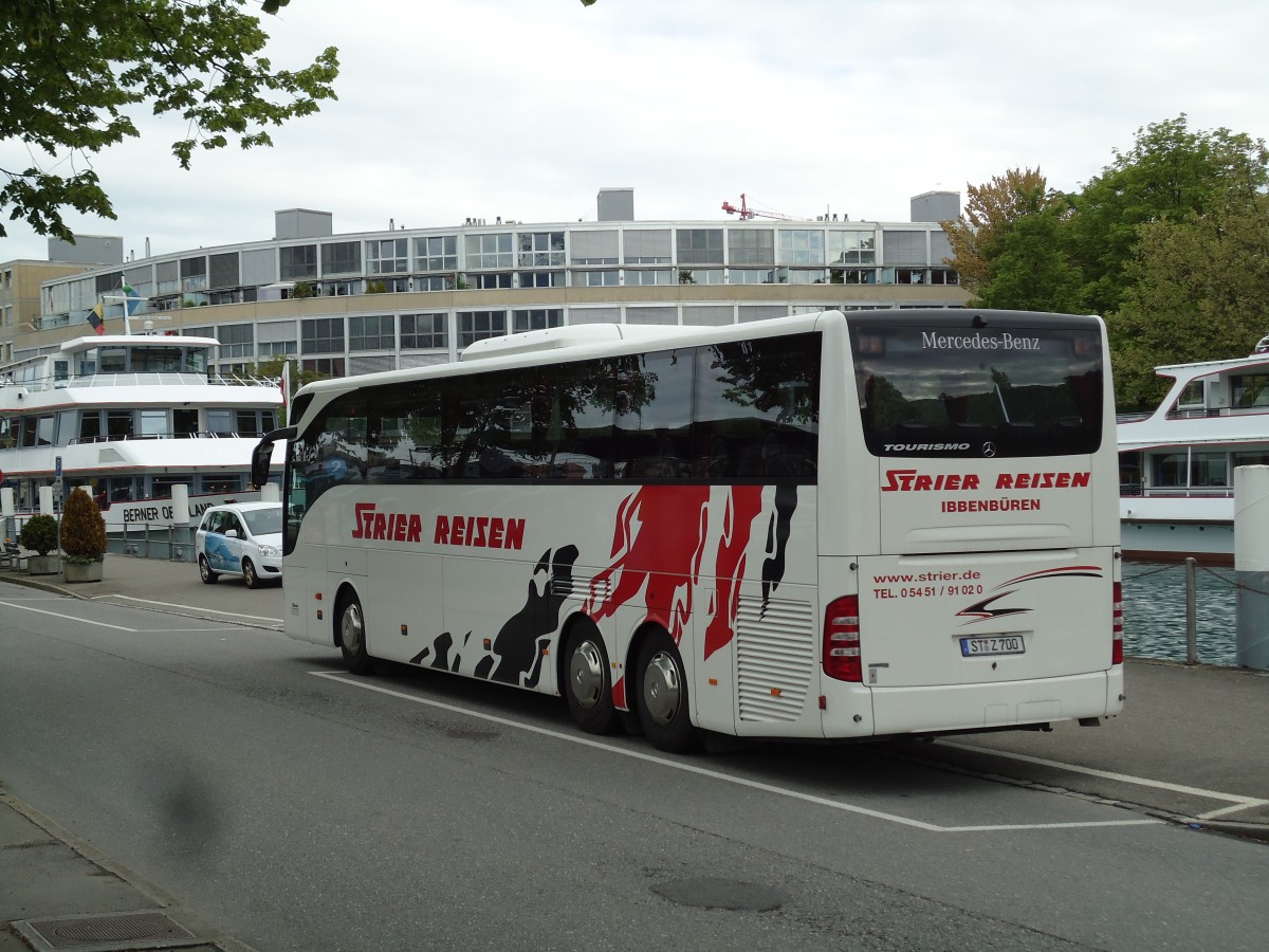(144'387) - Aus Deutschland: Strier, Ibbenb�hren - ST-Z 700 - Mercedes am 20. Mai 2013 bei der Schiffl�ndte Thun