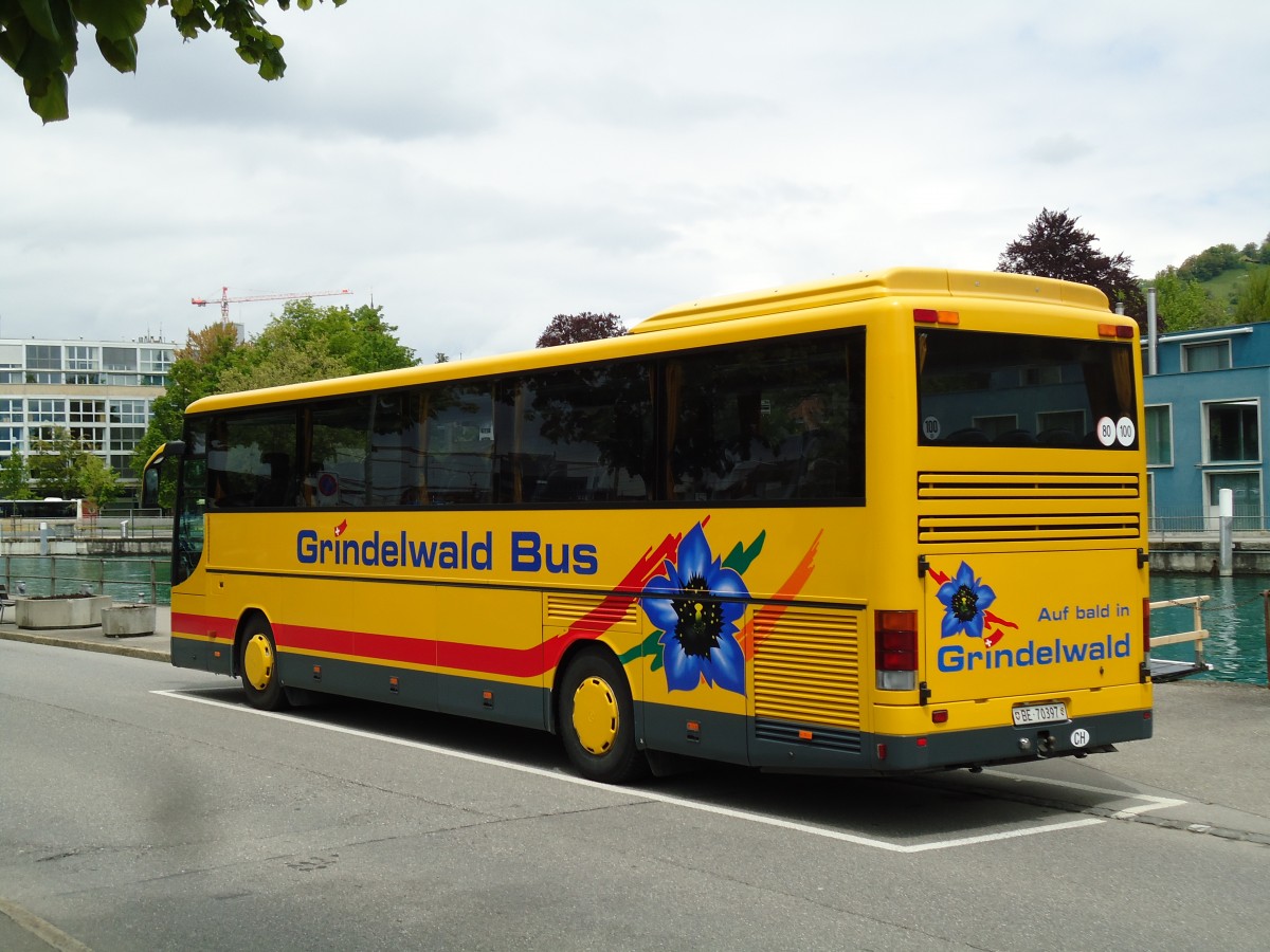 (144'522) - AVG Grindelwald - Nr. 23/BE 70'397 - Setra am 24. Mai 2013 bei der Schiffl�ndte Thun