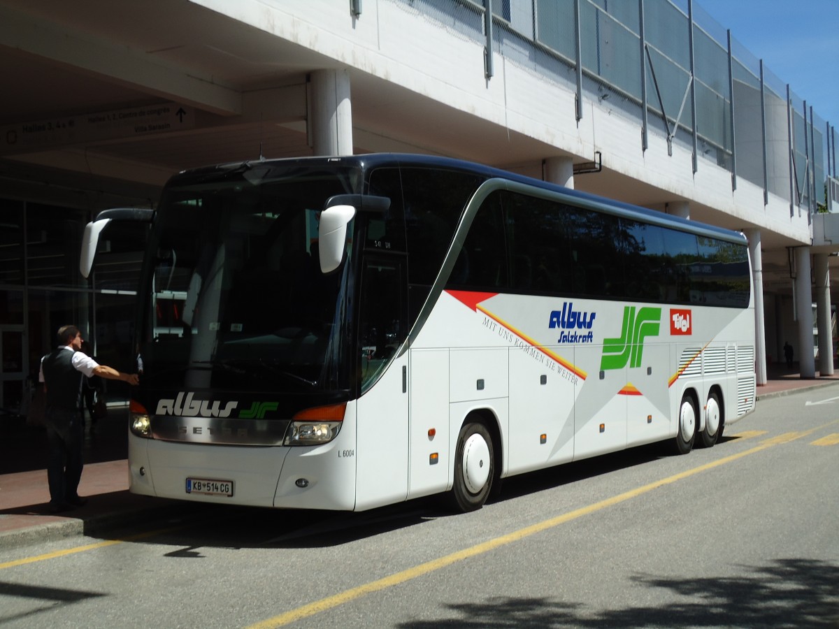 (144'634) - Aus Oesterreich: Dr. Richard - Nr. L6004/KB 514 CG - Setra am 27. Mai 2013 in Gen�ve, Palexpo 