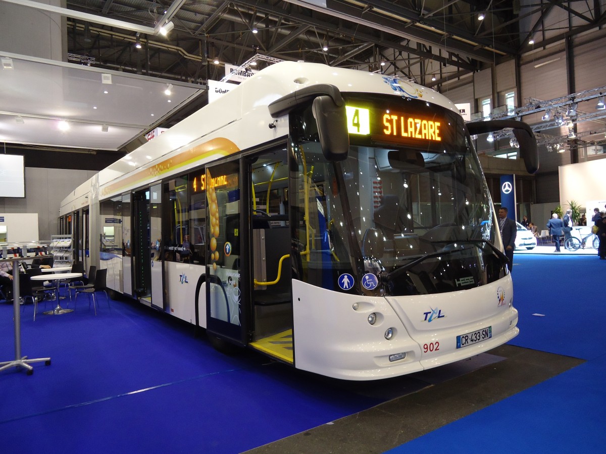 (144'639) - Aus Frankreich: TCL Lyon - Nr. 902/CR 433 SN - Hess/Hess Gelenktrolleybus am 27. Mai 2013 in Gen�ve, UITP