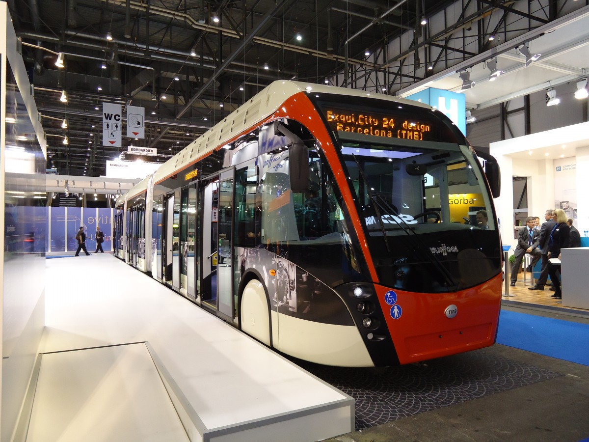(144'659) - Aus Belgien: Van Hool, Lier - Van Hool am 27. Mai 2013 in Gen�ve, UITP