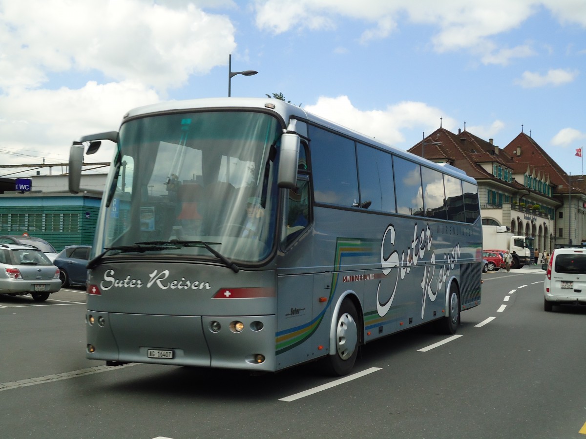 (144'809) - Suter, W�renlingen - AG 16'407 - Bova am 3. Juni 2013 beim Bahnhof Thun