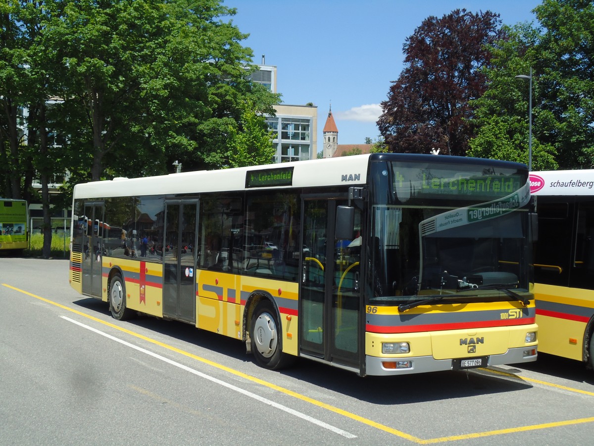 (144'814) - STI Thun - Nr. 96/BE 577'096 - MAN am 4. Juni 2013 bei der Schiffl�ndte Thun