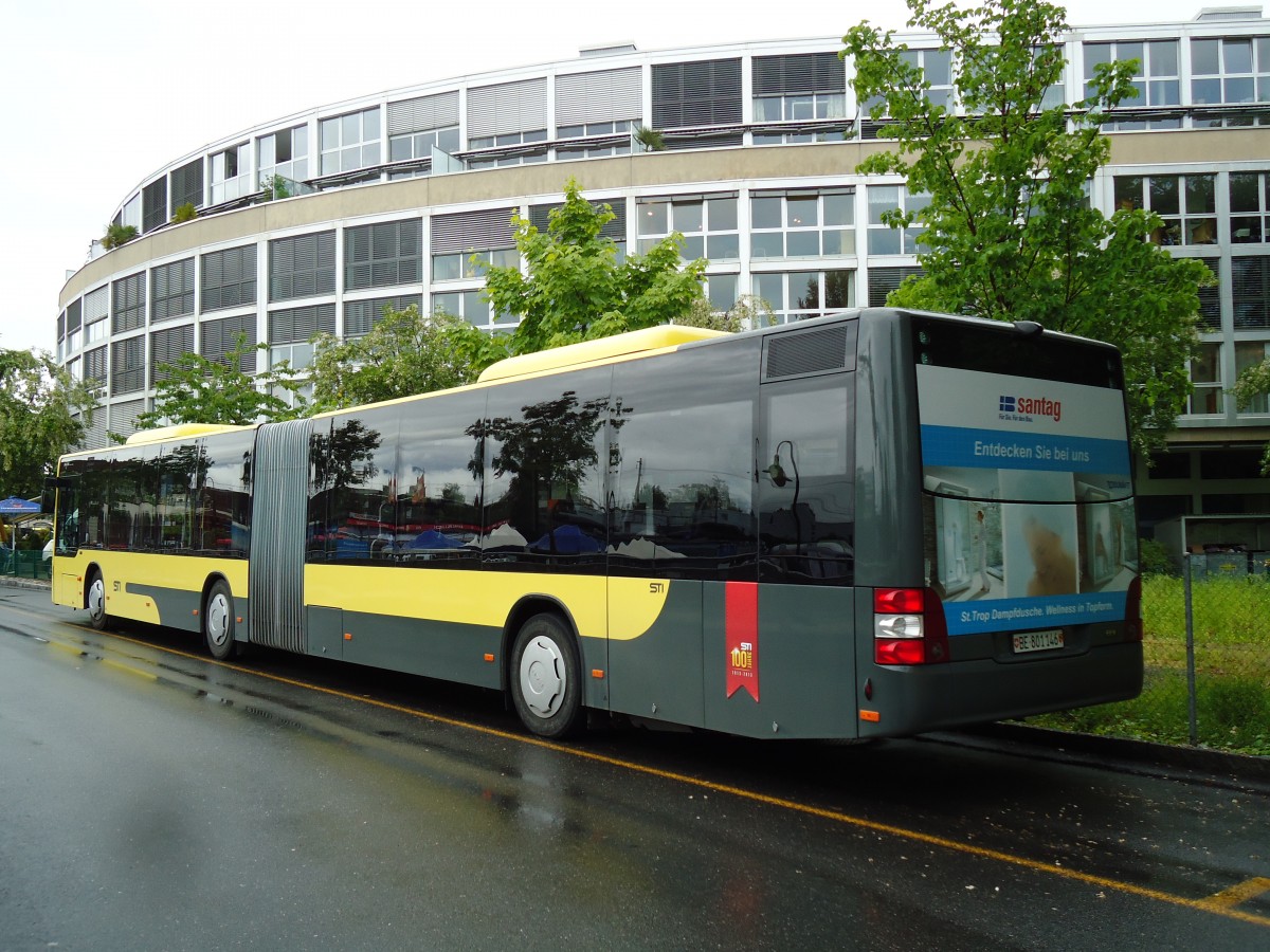 (144'894) - STI Thun - Nr. 146/BE 801'146 - MAN am 10. Juni 2013 bei der Schiffl�ndte Thun