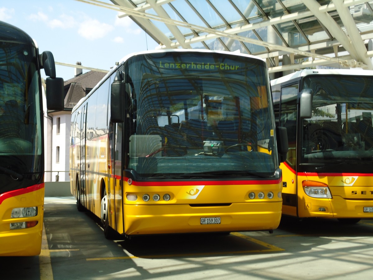 (145'194) - PostAuto Graub�nden - GR 159'307 - Neoplan (ex P 25'150) am 17. Juni 2013 in Chur, Postautostation