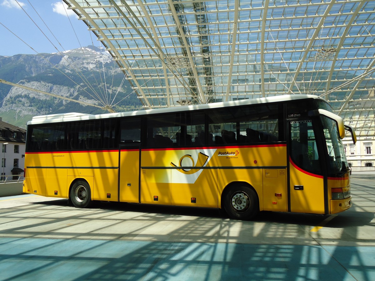 (145'237) - PostAuto Graub�nden - GR 160'326 - Setra am 17. Juni 2013 in Chur, Postautostation
