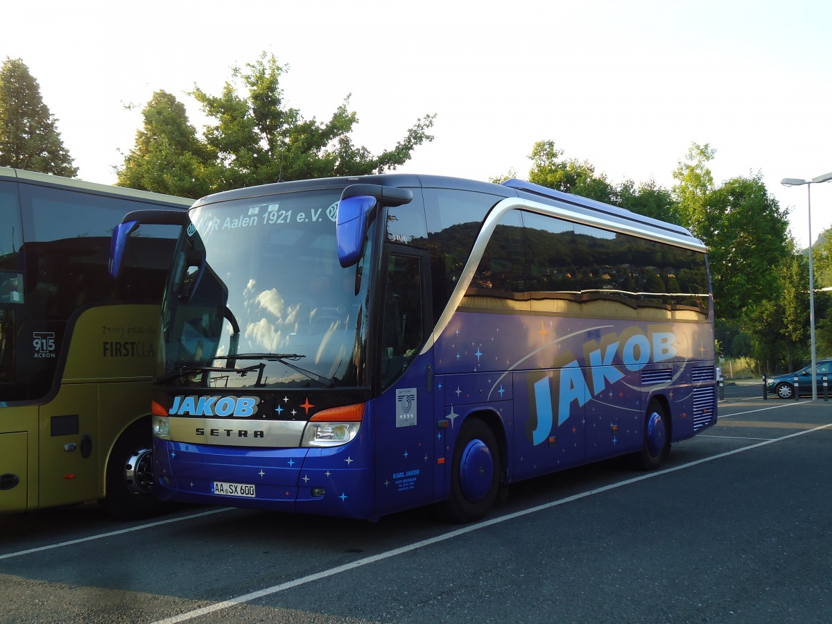 (146'088) - Aus Deutschland: Jakob, G�ggingen - AA-SX 600 - Setra am 27. Juli 2013 in Thun, Seestrasse