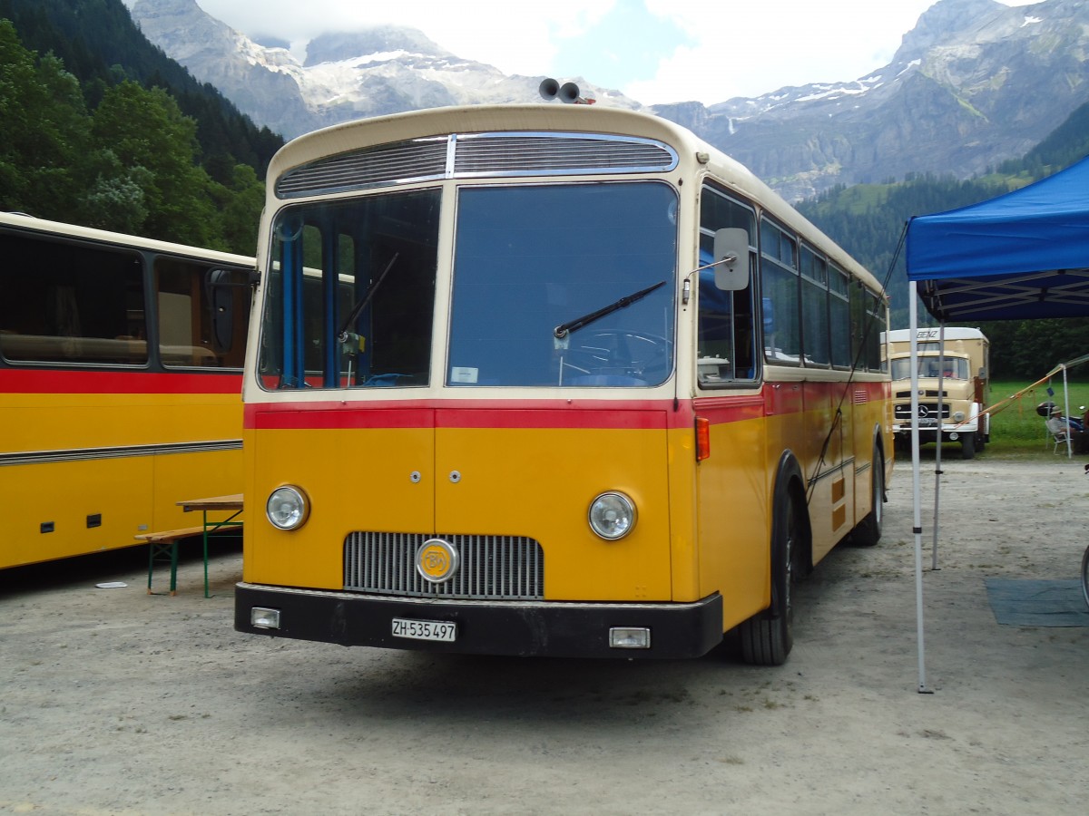 (146'371) - Spillmann, D�llikon - ZH 535'497 - FBW/T�scher (ex Abderhalden, Jonschwil; ex Schregenberger, Degersheim; ex P 25'520) am 17. August 2013 in Lenk, Metschbahnen