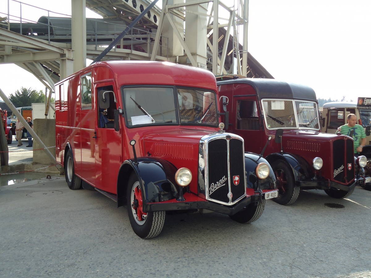 (146'544) - Schuler, Amsteg - UR 9031 - Berna/Hess (ex H�fliger, Luzern; ex M+3143) am 31. August 2013 in Niederbipp, Saurertreffen