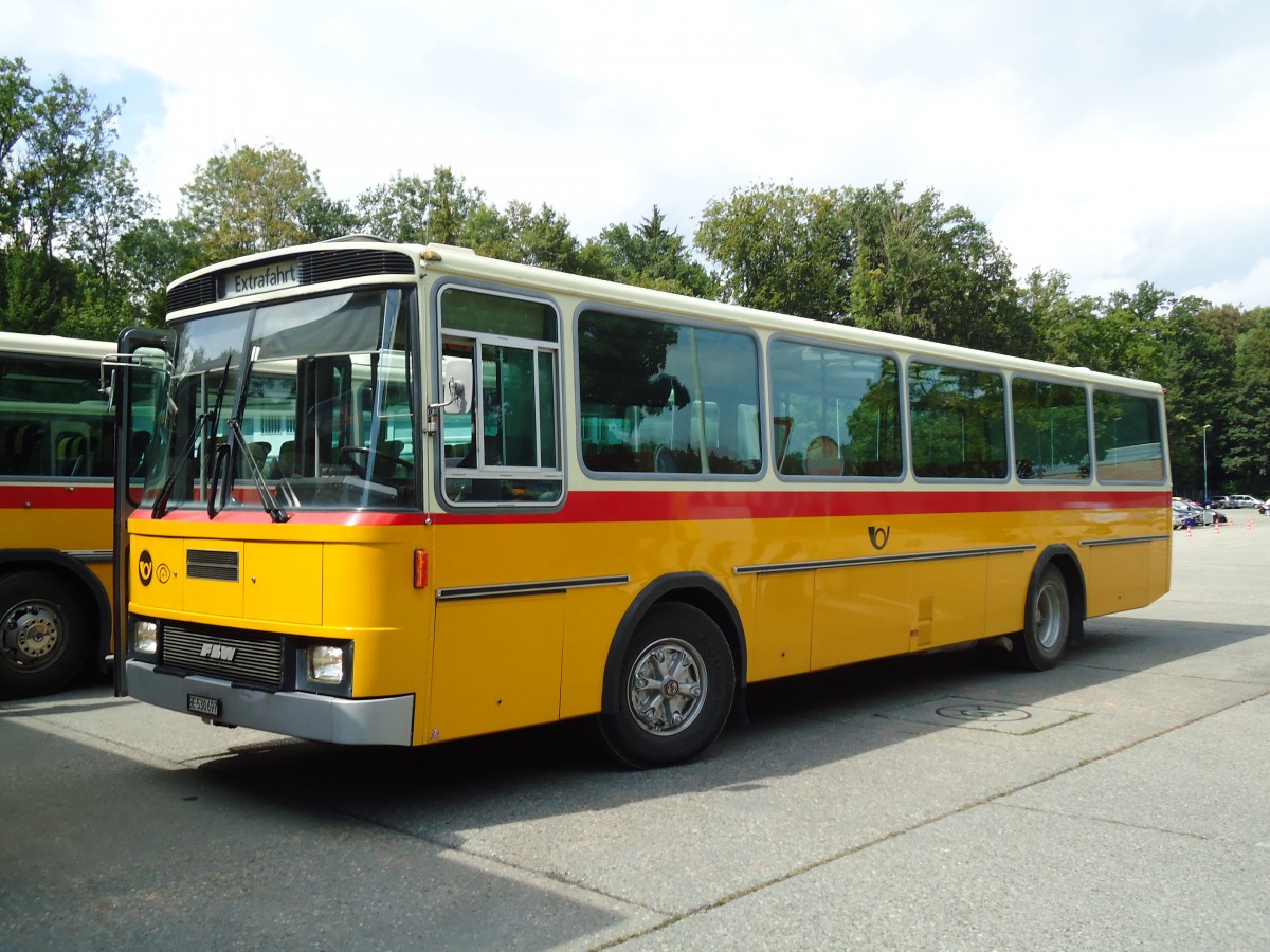 (146'925) - Wegm�ller, Bern - Nr. 12/BE 530'697 - FBW/T�scher (ex Grob, Glattfelden; ex FBW-Club, M�nnedorf; ex Merkli&Solioz, Wetzikon; ex Stutz, Oberlunkhofen Nr. 12) am 1. September 2013 in Burgdorf, AMP