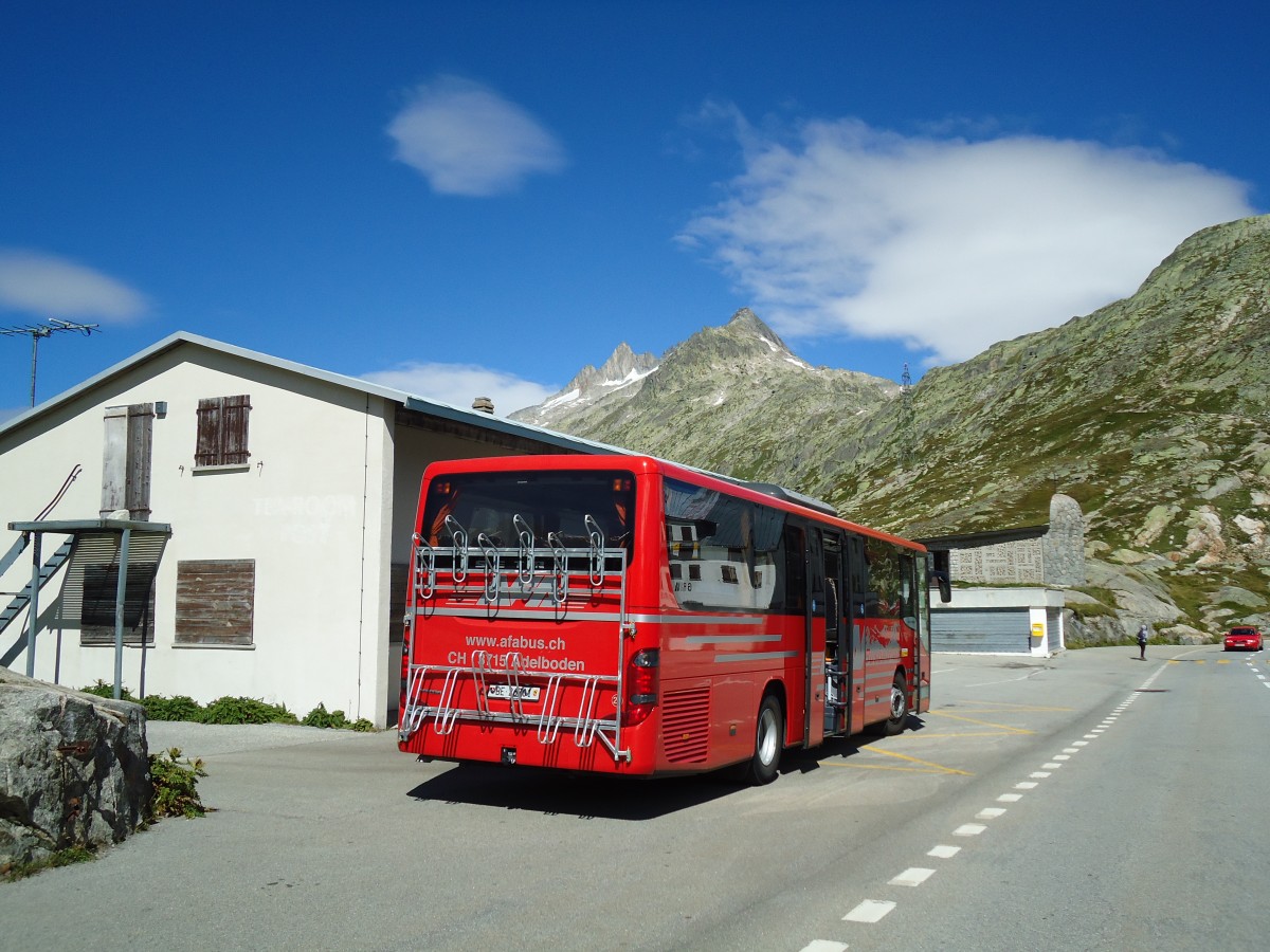(147'017) - AFA Adelboden - Nr. 24/BE 26'701 - Setra am 2. September 2013 in Grimsel, Passh�he (Einsatz AVG M.)
