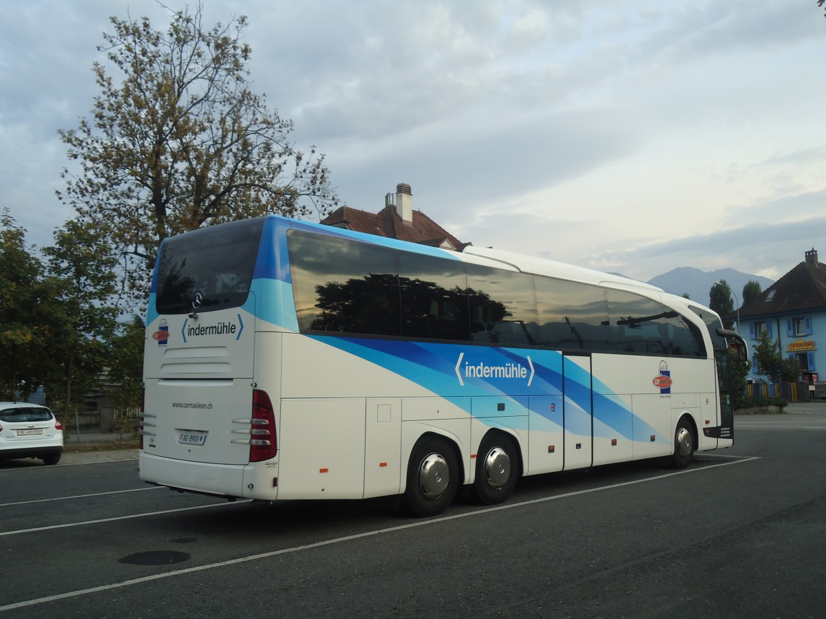 (147'364) - Inderm�hle, Rekingen - AG 8900 - Mercedes am 26. September 2013 in Thun, Seestrasse