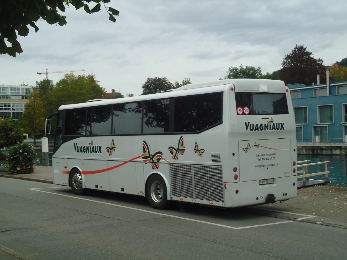 (147'507) - Vuagniaux, Yvonand - VD 1474 - Bova am 12. Oktober 2013 bei der Schiffl�ndte Thun