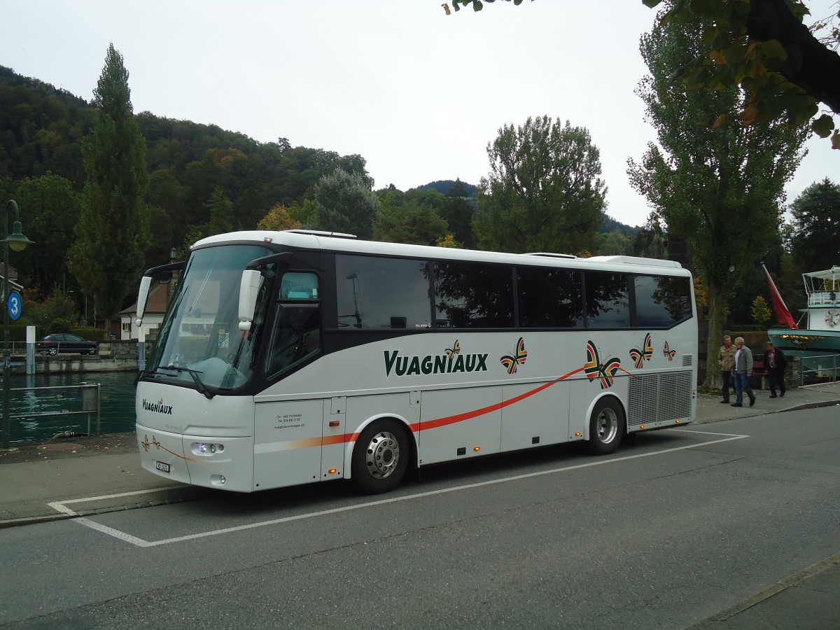 (147'508) - Vuagniaux, Yvonand - VD 1474 - Bova am 12. Oktober 2013 bei der Schiffl�ndte Thun