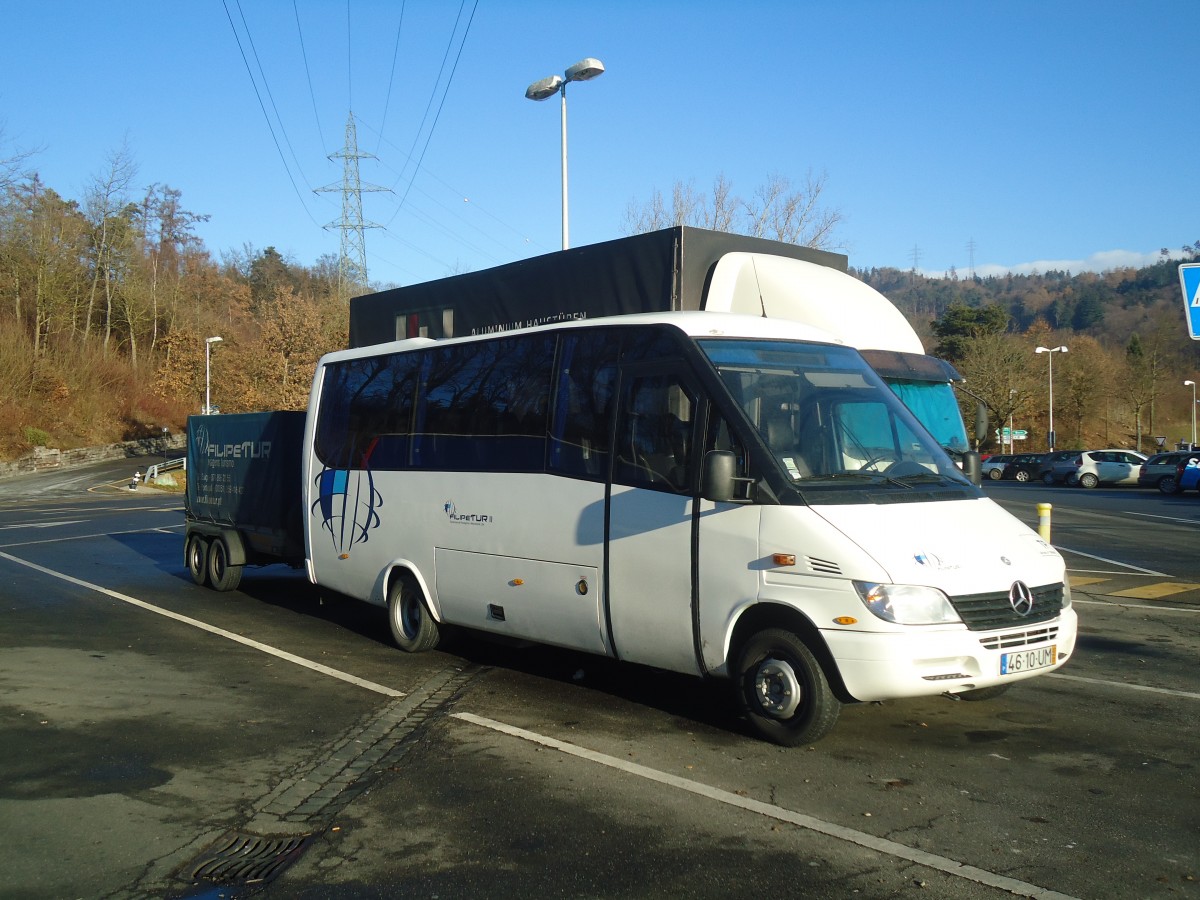(148'351) - Aus Portugal: Filipetur, Ribeira de Pena - 46-10-UM - Mercedes am 15. Dezember 2013 in Ittigen, Rastst�tte Grauholz