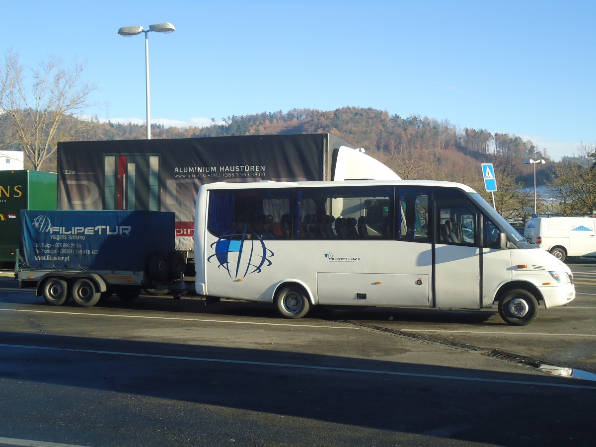 (148'352) - Aus Portugal: Filipetur, Ribeira de Pena - 46-10-UM - Mercedes am 15. Dezember 2013 in Ittigen, Rastst�tte Grauholz