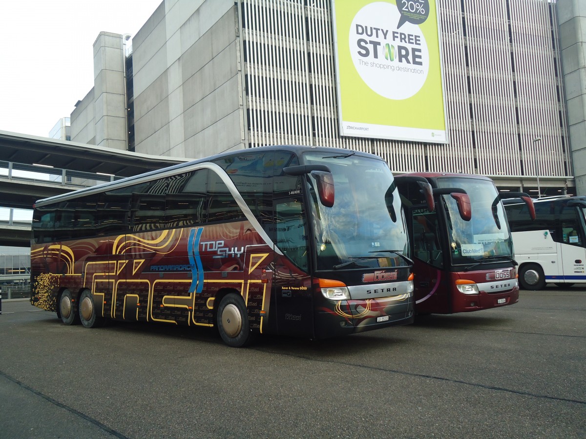 (148'359) - G�ssi, Horw - LU 15'113 - Setra am 22. Dezember 2013 in Z�rich, Flughafen