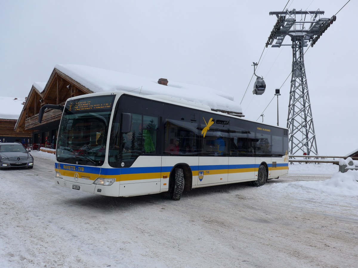(148'704) - TMR Martigny - Nr. 106/VS 89'948 - Mercedes am 2. Februar 2014 in Verbier, M�dran