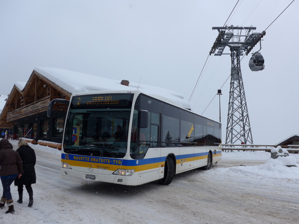 (148'716) - TMR Martigny - Nr. 109/VS 216'170 - Mercedes am 2. Februar 2014 in Verbier, M�dran