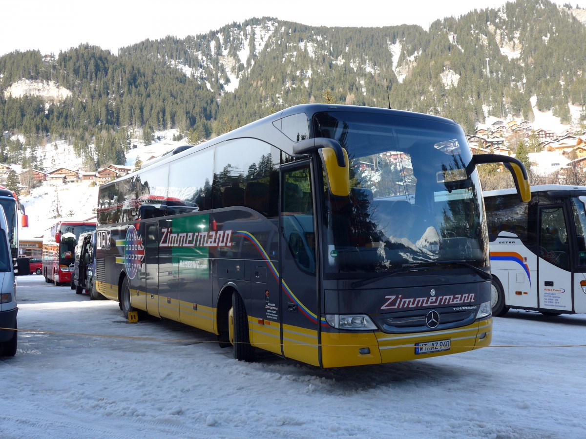 (148'843) - Aus Deutschland: Zimmermann, Bad S�ckingen - WT-AZ 940 - Mercedes am 15. Februar 2014 in Adelboden, ASB