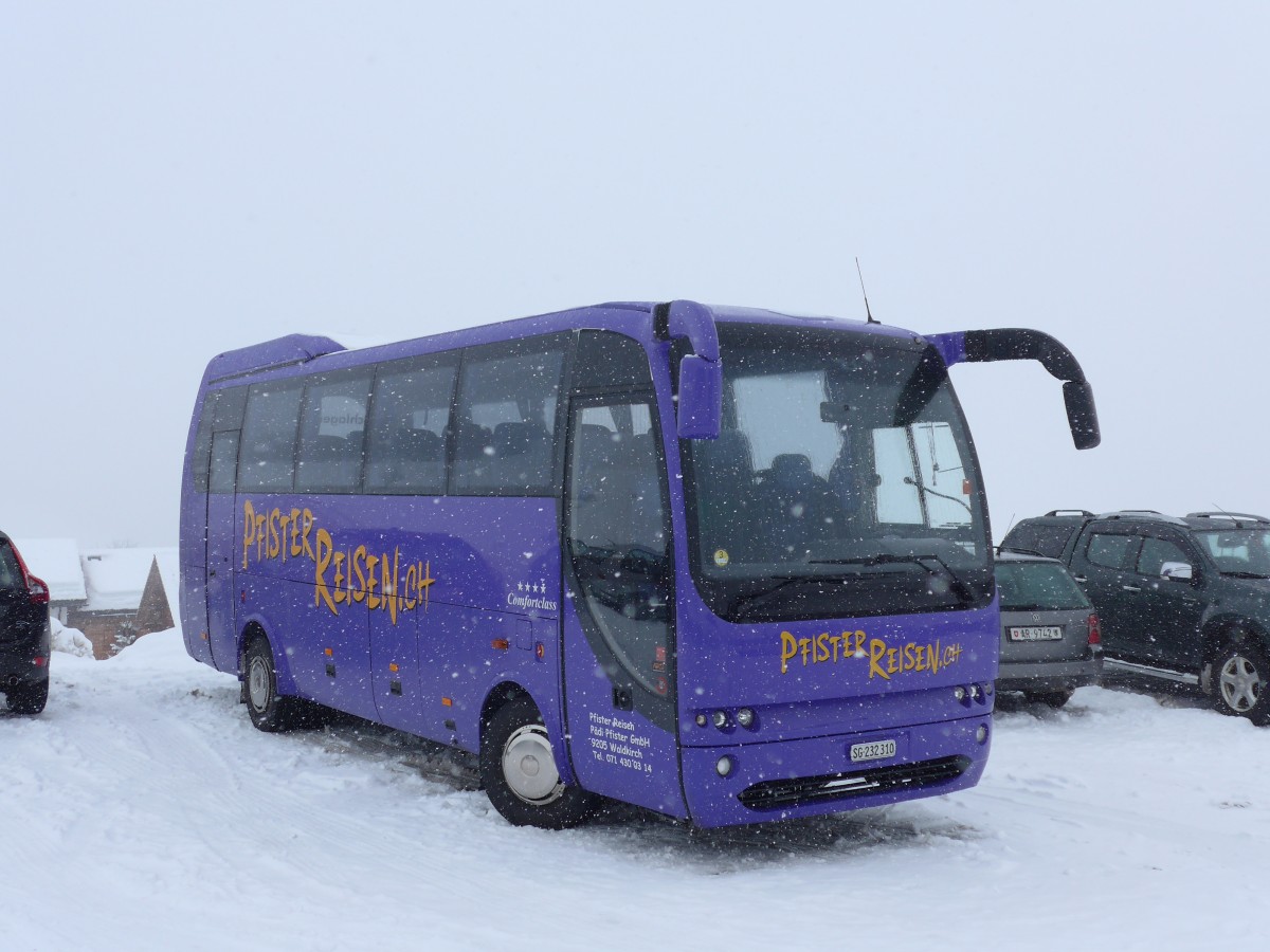 (149'080) - Pfister, Waldkirch - SG 232'310 - Temsa am 1. M�rz 2014 in Obersaxen, Meierhof Talstation