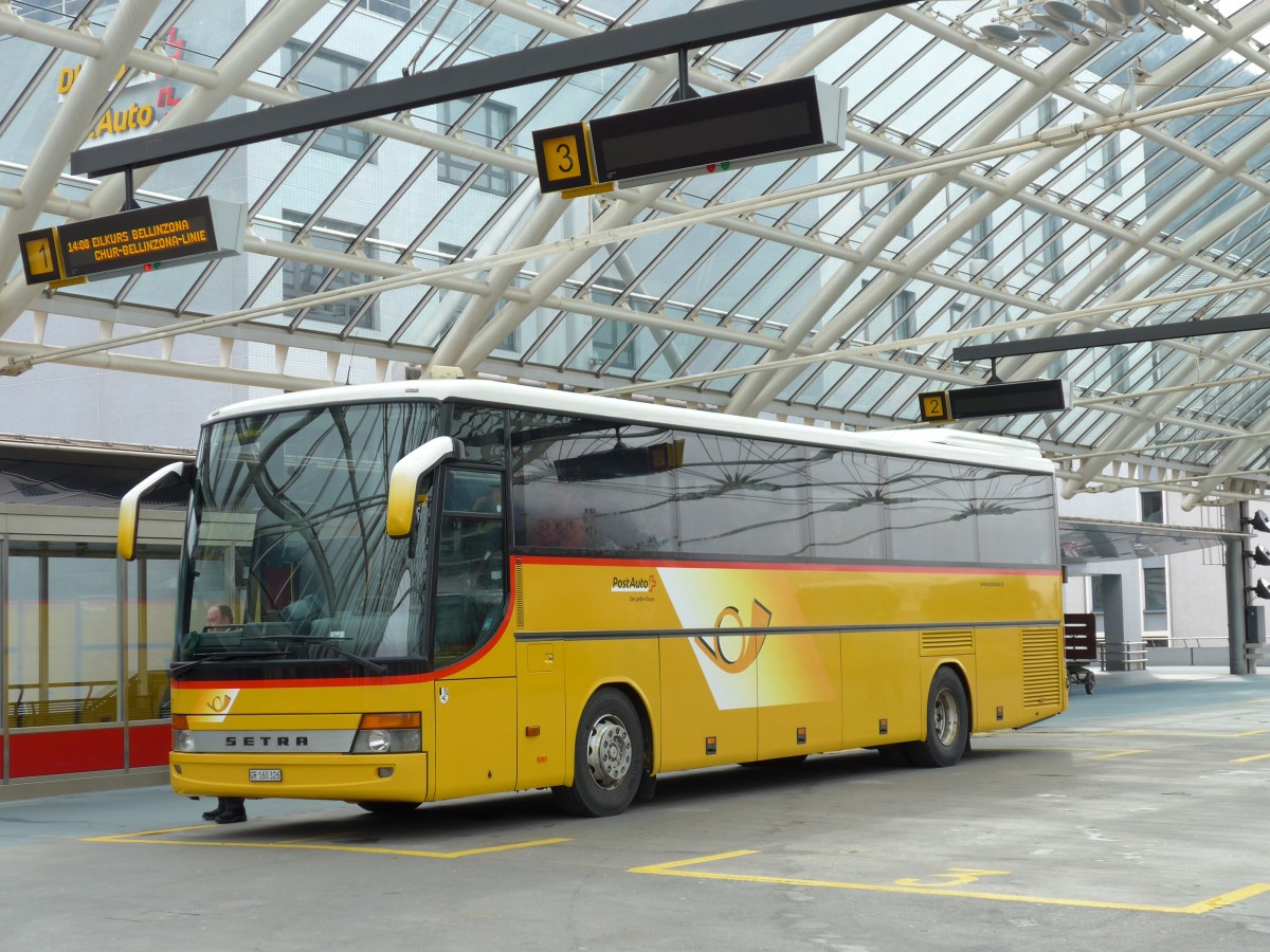 (149'103) - PostAuto Graub�nden - GR 160'326 - Setra am 1. M�rz 2014 in Chur, Postautostation