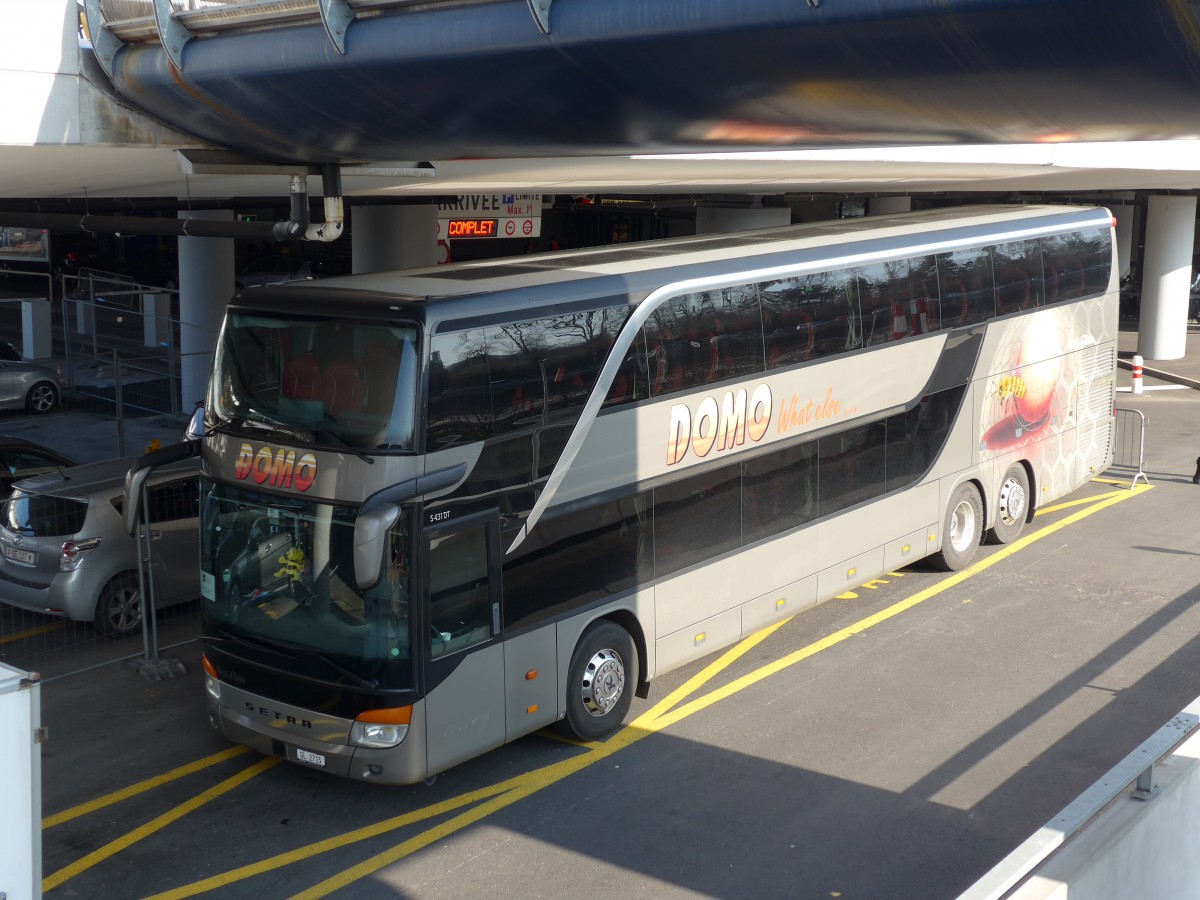 (149'180) - Domo, Glattbrugg - GL 2715 - Setra am 9. M�rz 2014 in Gen�ve, A�roport
