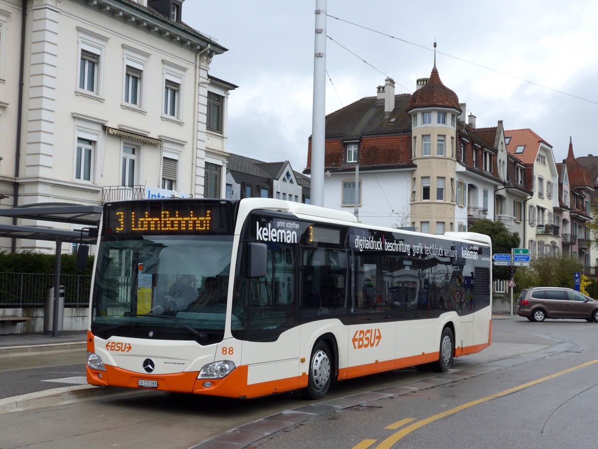 (149'369) - BSU Solothurn - Nr. 88/SO 172'088 - Mercedes am 23. M�rz 2014 beim Hauptbahnhof Solothurn